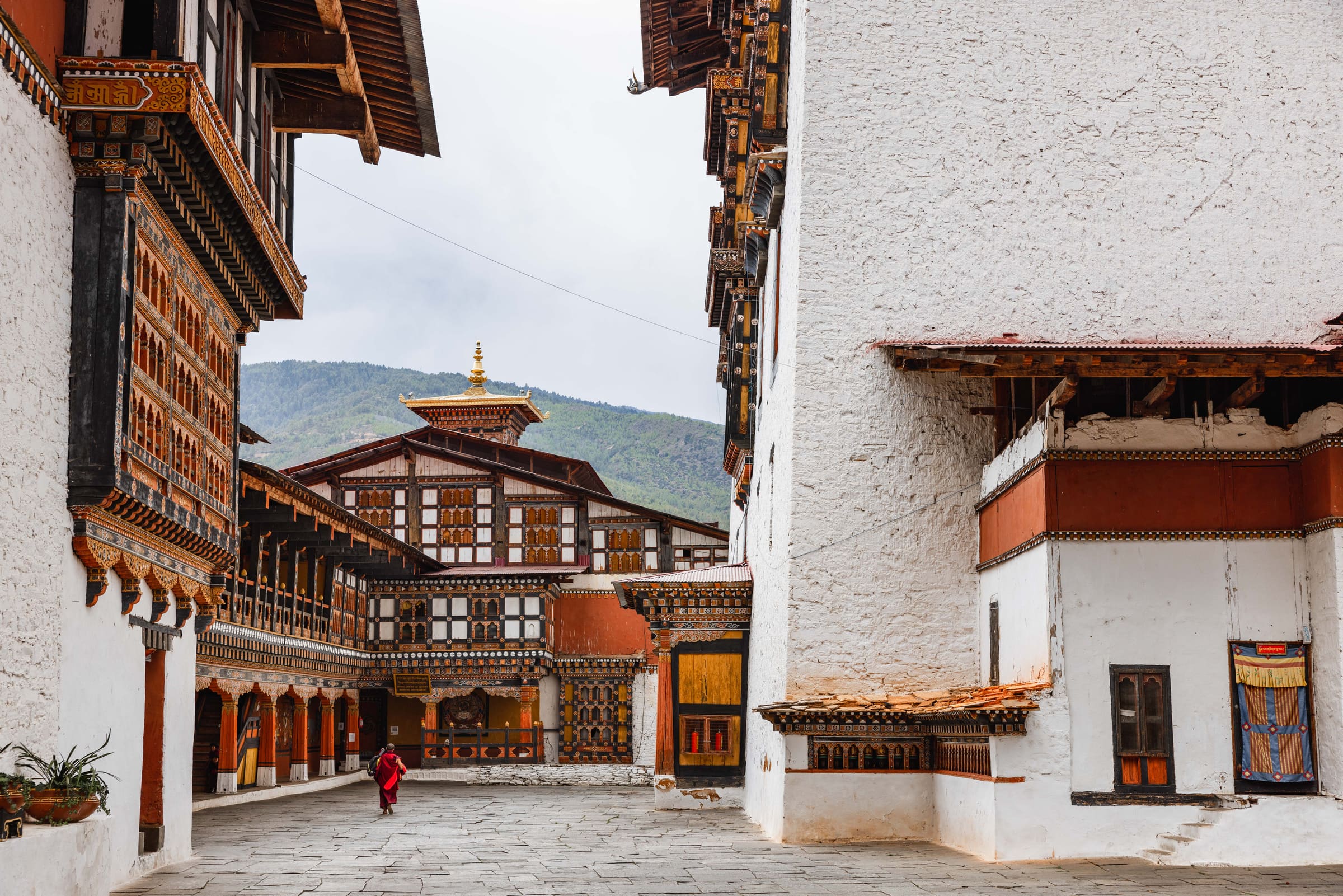 Bhutanese monastery ceremony