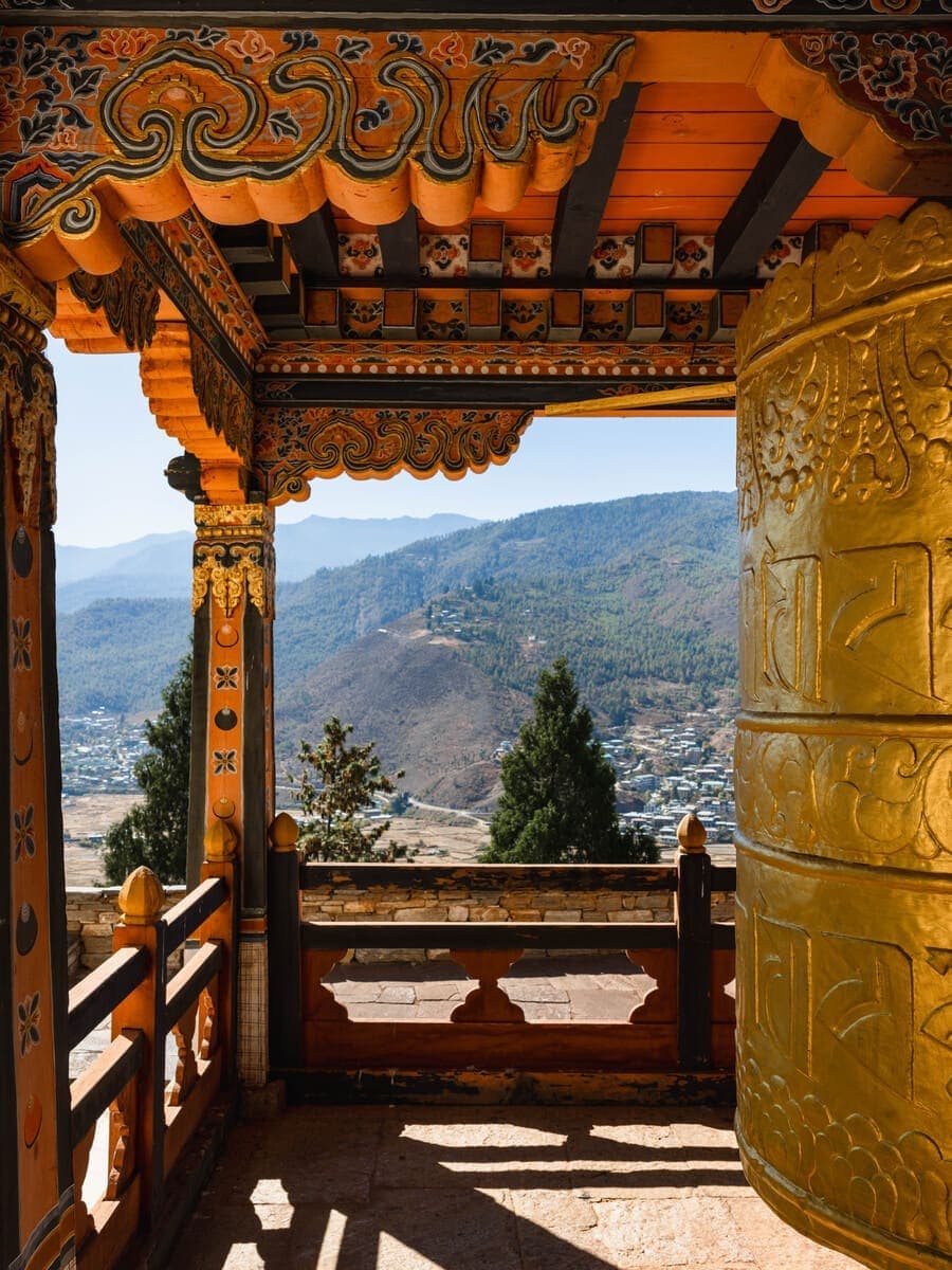 Pangri Zampa Monastery in Bhutan