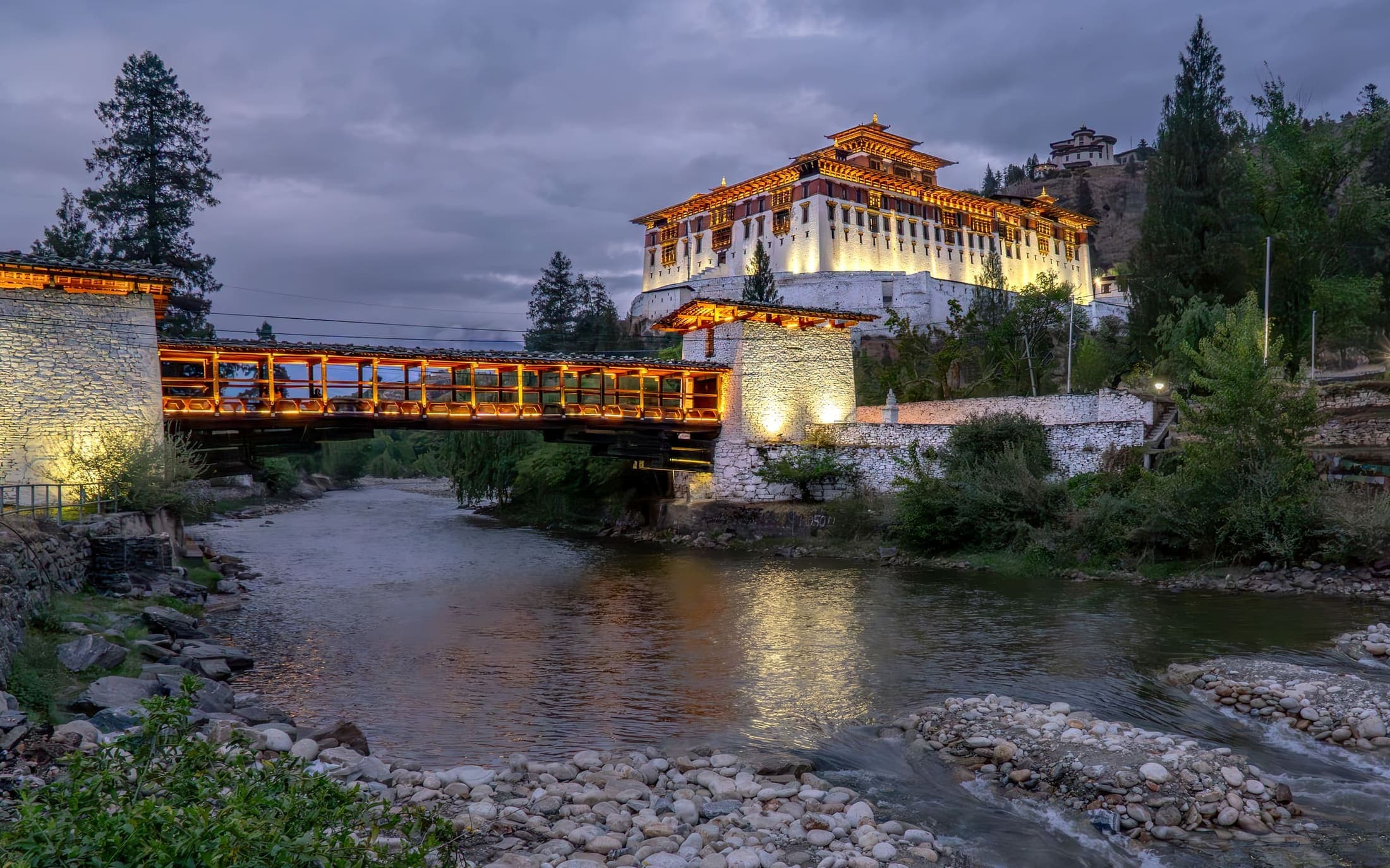 Bhutanese dzong, monastery, or cultural scene