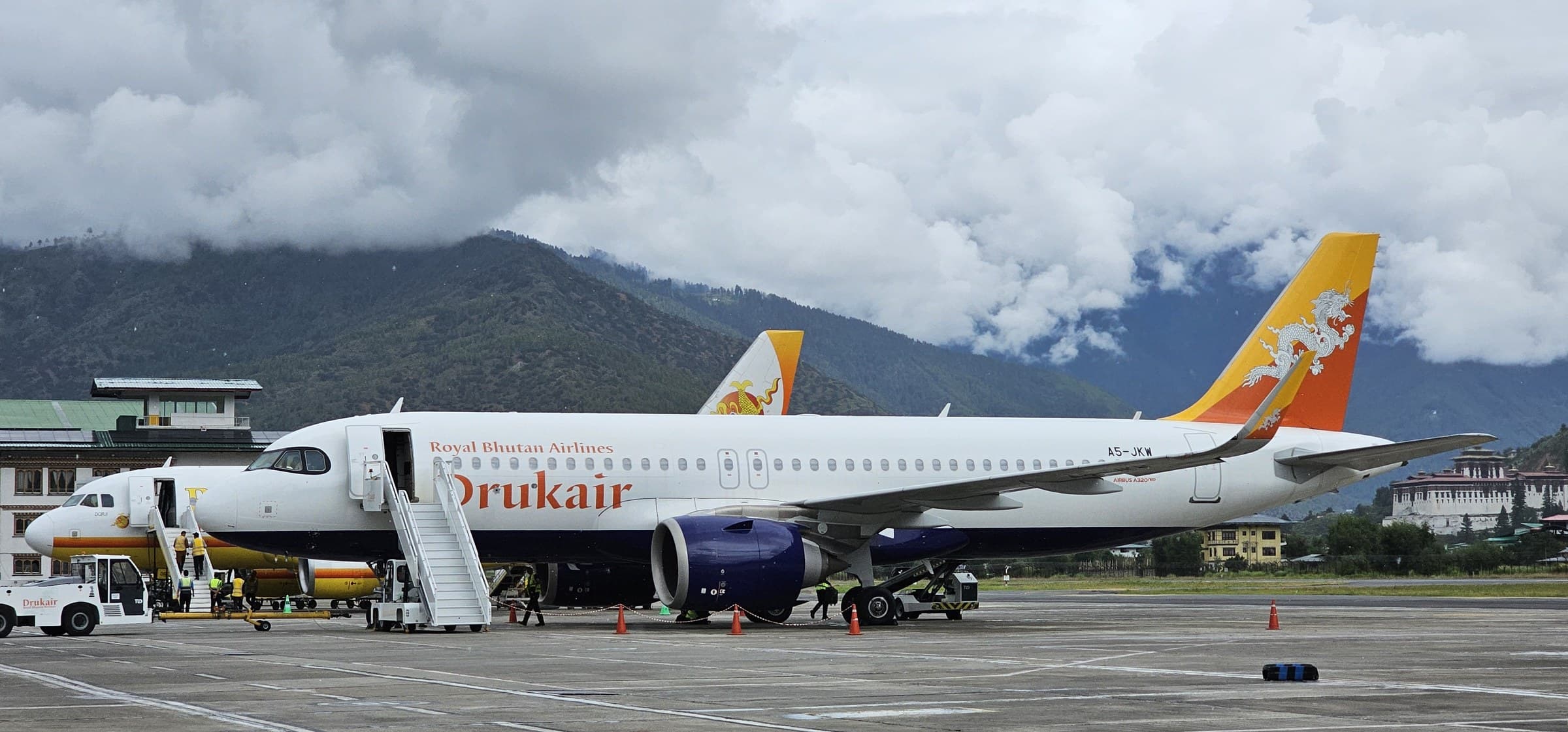 Paro Valley & Airport Viewpoint in Bhutan